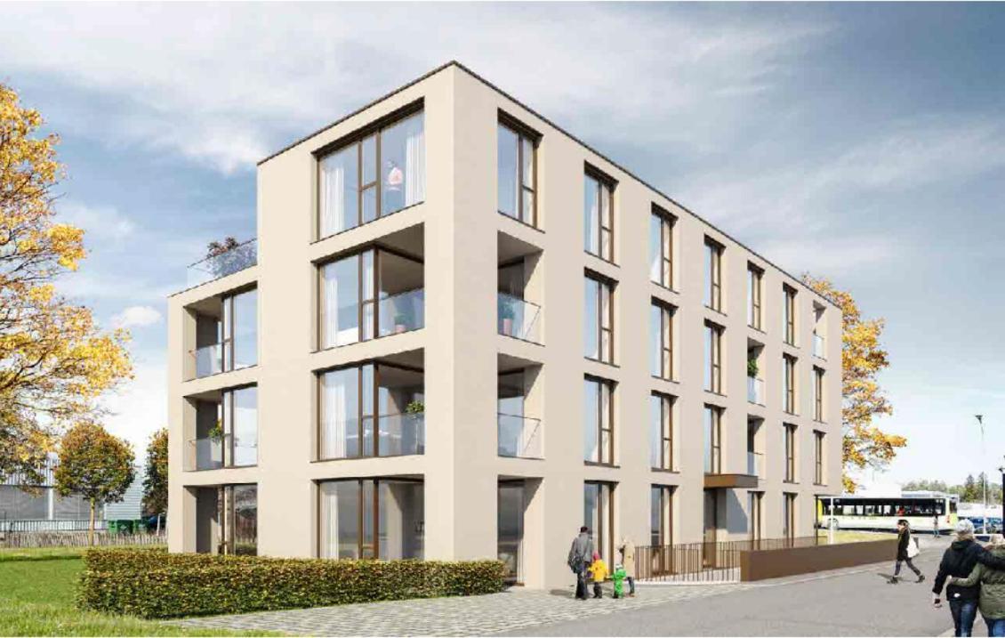 Neu Erstellte Wohnung Mit Balkon In Hard Esterno foto